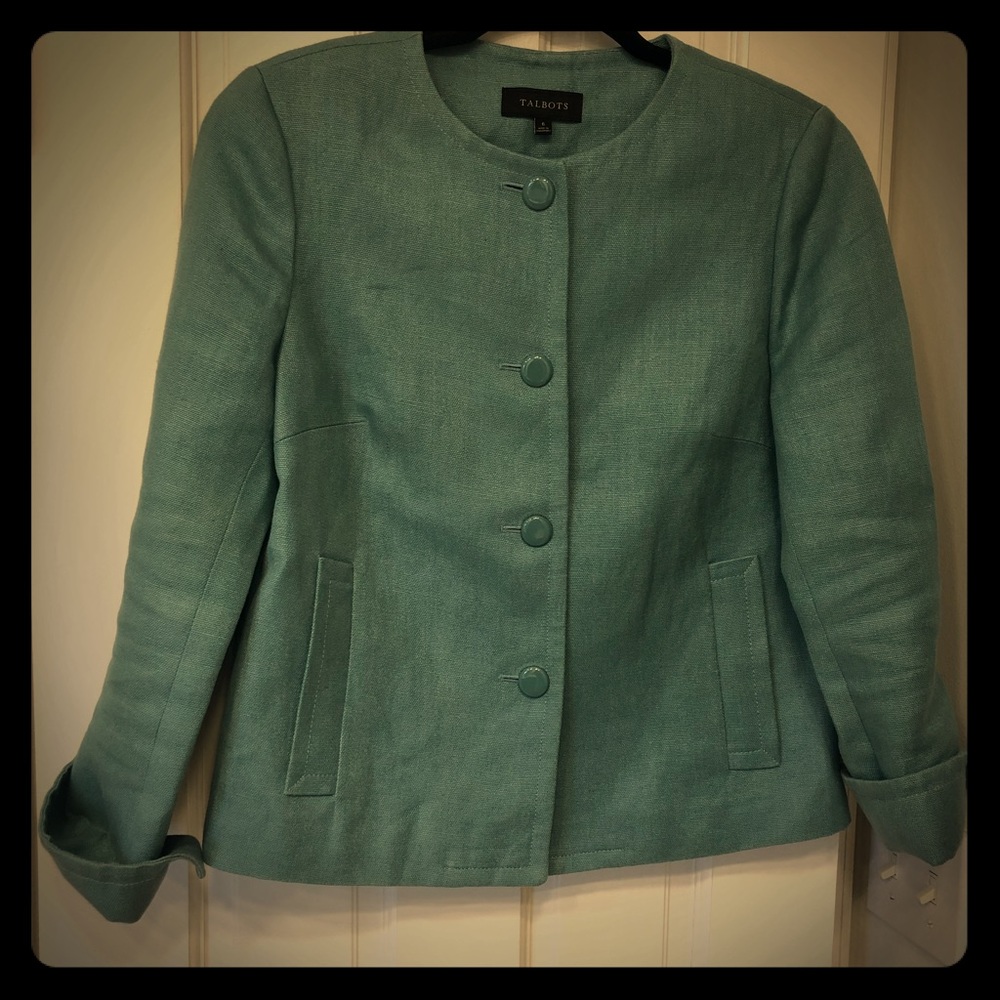 Talbots Linen Jacket